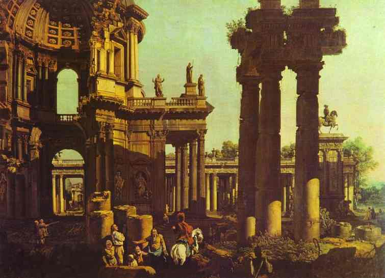 Bernardo Bellotto Ruins of a Temple